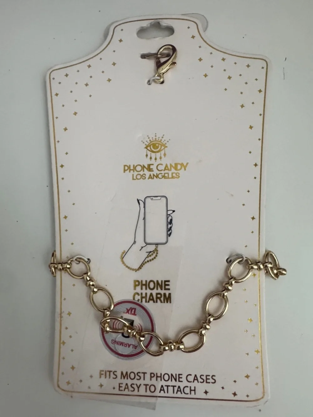 Phone Candy Los Angeles Gold Phone Charm Chain